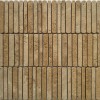 Каменная Pixel Венеция PIX 358 Yellow Travertine, чип 10/12/15*100 мм, сетка 300х305x8 мм, Полированная