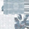 Polcolorit  Декор настенный Cristal Bl Wave Dn 24.4х74.4