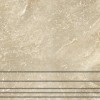 Керамогранитные Ступень ProGRES Ceramica GNR12030420-G Магма / Magma 30х120 с насечками