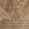 Керамогранитные Ступень ProGRES Ceramica GNR12030421-G Магма / Magma 30х120 с насечками