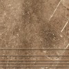 Керамогранитные Ступень ProGRES Ceramica GNR12030421-G Магма / Magma 30х120 с насечками — фото 2
