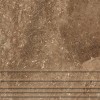 Керамогранитные Ступень ProGRES Ceramica GNR12030421-G Магма / Magma 30х120 с насечками — фото 3