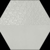 Матовый Realonda Hexamix Opal Deco Grey 28,5x33 — фото 2