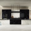 Матовый SapienStone Керамогранит SSH3215501G20 Basalt Black Natural 20mm 150х320 — фото 17
