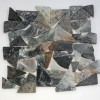 Sekitein Сланец и галька Каменная мозаика MS-TRI МРАМОР серый треугольный 30x30 — фото 3