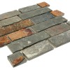 Sekitein Сланец и галька Каменная мозаика MS0205 GW СЛАНЕЦ ржавый 30x30 — фото 2