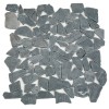 Sekitein Сланец и галька Каменная мозаика MS0509 IL МРАМОР чёрный 30x30 — фото 4
