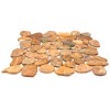 Sekitein Сланец и галька Каменная мозаика MS9005 BC МРАМОР песочный круглый 30x30 — фото 2