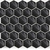 Керамическая Seranit Bruno Perla Mosaic Hexagon Black 245x280 Full Lappato