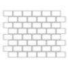Керамическая Seranit Fibre Mosaic Brick 3D Grey Lappato/Full Lappato 30x79,5