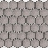 Керамическая Seranit Fibre Mosaic Hexagon Grey Lappato 24,5x28