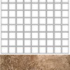 Керамическая Seranit Fossil Mosaic 3D Чип 7,5 7,5 Brown Lappato/Full Lappato 30x30