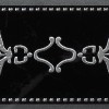 Бордюр Serra Magestic (Crystal) Black 4,50x30