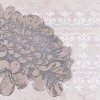 Бордюр Serra Shabby Chic Border Flower White Matt 15x30