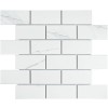 Керамическая Starmosaic Brick   Metro Мозаика Star Mosaic PMB82223 / С0004062 Brick Carrara Matt 29.1х29.5, чип 45х95 мм прямоугольный