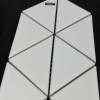 Керамическая Starmosaic Керамическая мозаика Мозаика Tr. White Zip Glossy (CZG241B-B) 26,2х26,2 — фото 2