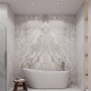 StaroSlabs Керамический слэб С0005883 Domino Ash - B Elegance Polished 120х280 слоновая кость полированный под камень — фото 3
