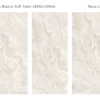 Лаппатированный StaroSlabs Керамический слэб С0005680 Onyx Bianco Soft Satin 120х280 слоновая кость сатинированный под оникс — фото 2