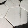 Каменная Stone4Home Мозаика из камня Мозаика Hexagon MwP 74x74 (270X305X9), натур. мрамор — фото 3