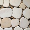 Каменная Stone4Home Мозаика из камня Мозаика Peble Yel Tumbled (305X305X9), натур. мрамор — фото 2