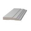 Плинтусы напольные Плинтусы Плинтус белый Ultrawood можно не красить Base 0022 p (2000 x 80 x 12 мм.) — фото 3