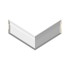Плинтусы напольные Плинтусы Плинтус белый Ultrawood можно не красить Base 0022 p (2000 x 80 x 12 мм.) — фото 4
