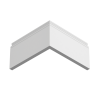 Плинтусы напольные Плинтусы Плинтус белый Ultrawood можно не красить Base 5763 p (2000 x 133 x 15 мм.) — фото 3