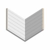 3D панели из дерева Стеновые панели Стеновая панель Ultrawood под покраску UW 13 i (2800 х 240 х 18 мм.) — фото 6