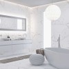 Напольная Velsaa Мозаика Calacatta Калаката Mos. Statuario Eva Satin 47х47 — фото 9
