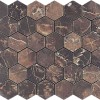 Керамическая Мозаика Velsaa Copper Slab Black Mosaic Hexagone 30.9х32.2 — фото 6