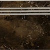 Керамогранитные Velsaa Ступени Copper Slab black Ступень с насечками 60х30
