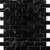 Керамическая Мозаика Velsaa Estrada Mosaic Nero Brick Bone 29.9х32.1 — фото 2