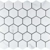 Керамическая Мозаика Velsaa Mosaic Calacata Lite Mosaic Hexagone 30.9х32.2 — фото 3