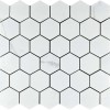 Керамическая Мозаика Velsaa Mosaic Calacata Lite Mosaic Hexagone 30.9х32.2 — фото 4