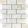 Керамическая Мозаика Velsaa Mosaic Lumix White Mosaic Brick Bone 29.7х34.6 — фото 4