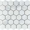 Керамическая Мозаика Velsaa Mosaic Saturio Glacier Mosaic Hexagone Чип 4.8x4.8 — фото 2