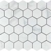 Керамическая Мозаика Velsaa Mosaic Saturio Glacier Mosaic Hexagone Чип 4.8x4.8 — фото 3