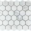 Керамическая Мозаика Velsaa Mosaic Saturio Glacier Mosaic Hexagone Чип 4.8x4.8 — фото 5
