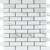 Керамическая Мозаика Velsaa Mosaic Statuario Eva Mosaic Brick Bone 29.9х32.1 — фото 6