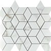 Керамическая Мозаика Velsaa Statuario Eva Mosaic 3d Diamond 34.7х37.1 — фото 5