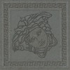 Вставки Versace Керамогранит 261155 GREEK TOZZETTO Antracite/Oro 4х4