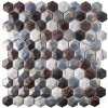 Керамическая Elite Hex (На Сетке) Мозаика Vidrepur С0002976 Hex Elite Forest Mix (на сетке) 31.7х30.7