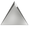 Настенная ZYX Evoke Traingle Cascade Silver Glossy 15x17 — фото 2