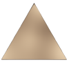 Настенная ZYX Evoke Traingle Layer Copper Glossy 15x17 — фото 2