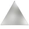 Настенная ZYX Evoke Traingle Layer Silver Glossy 15x17 — фото 2