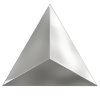 Настенная ZYX Evoke Traingle Level Silver Glossy 15x17 — фото 2