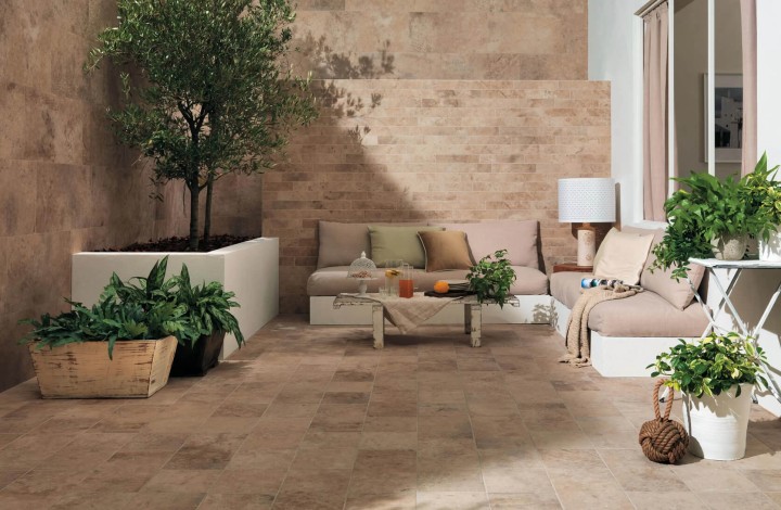 Матовый Atlas Concorde Aix Beige 75x150 в интерьере