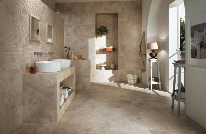 Фото коллекции Структурированный Atlas Concorde Aix Beige 37,5x75 Grip