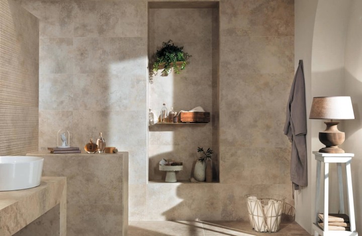 Фото коллекции Структурированный Atlas Concorde Aix Beige 37,5x75 Grip