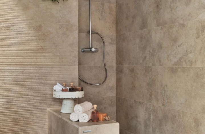 Фото коллекции Структурированный Atlas Concorde Aix Beige 37,5x75 Grip